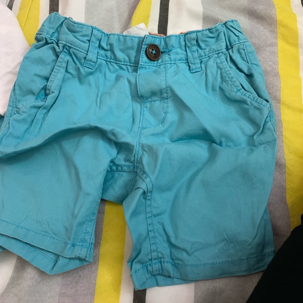 Teal burmuda shorts